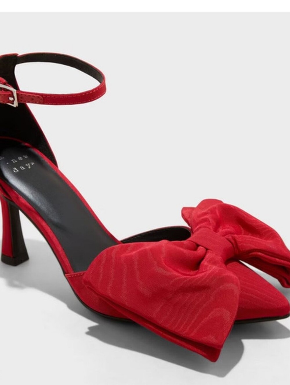 NWT A New Day Grace Bow Red Pumps Size 11